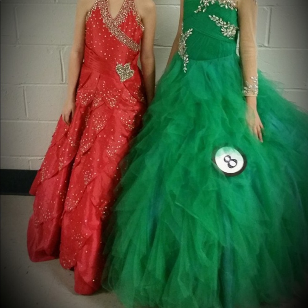 Sugar size 8 pageant dress